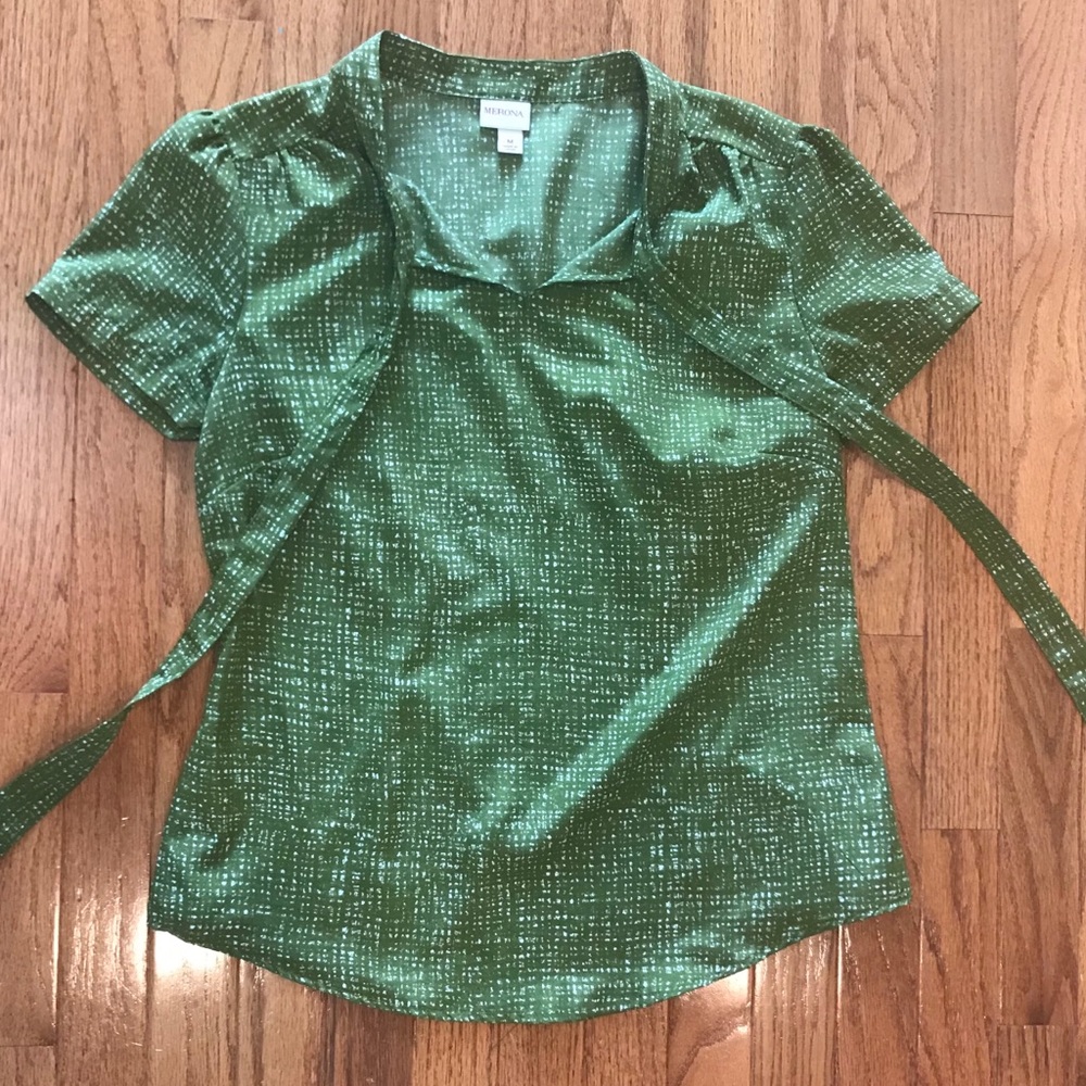 Green Merona Blouse